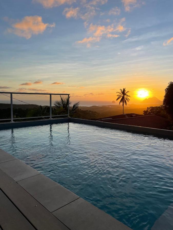 LES VILLAS PAMEYAQUE 2 F2 et 1 F3 de 140m2 avec piscines et vue imprenable sur la mer Riviere-Salee Extérieur photo