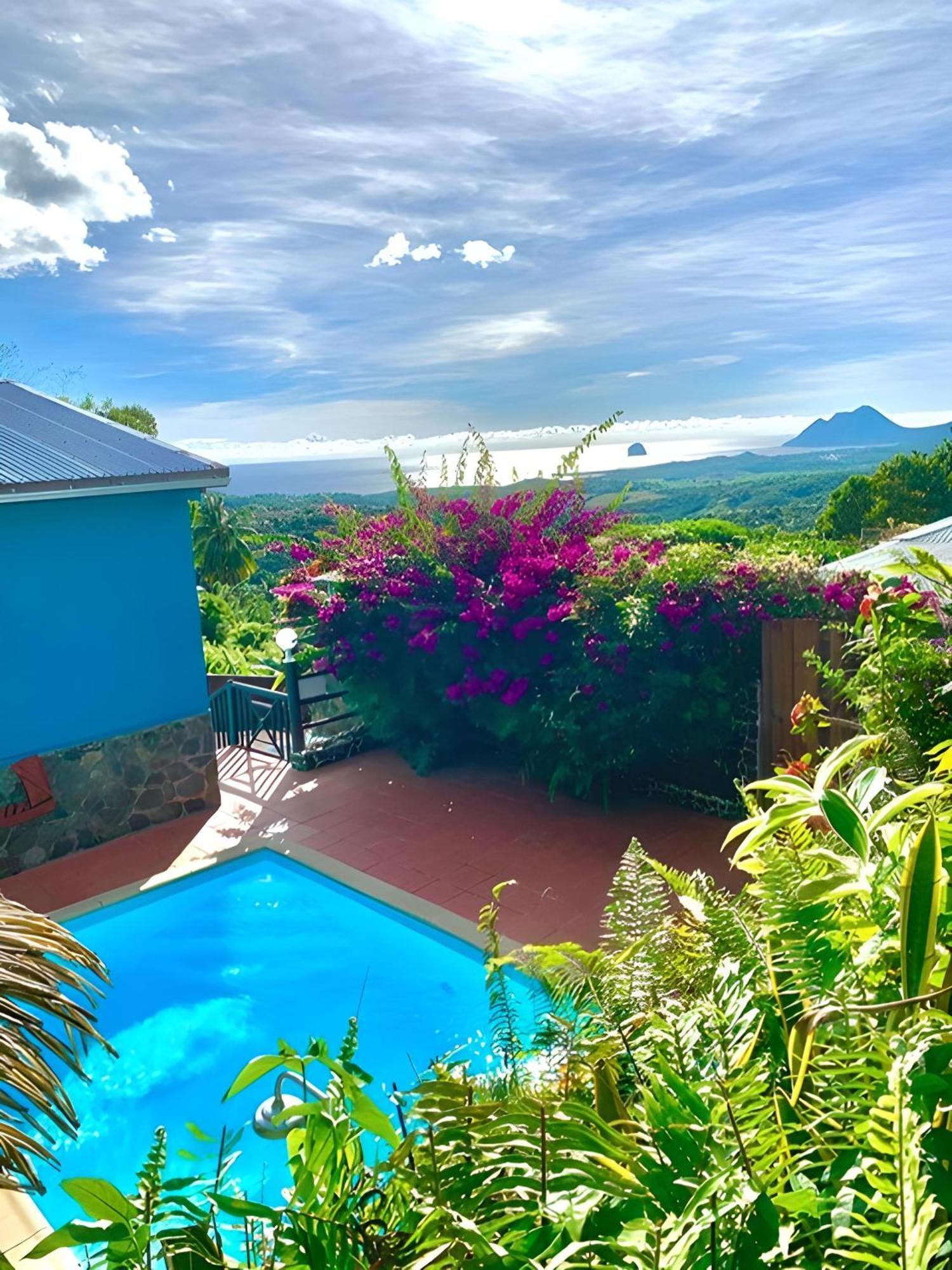 LES VILLAS PAMEYAQUE 2 F2 et 1 F3 de 140m2 avec piscines et vue imprenable sur la mer Riviere-Salee Extérieur photo