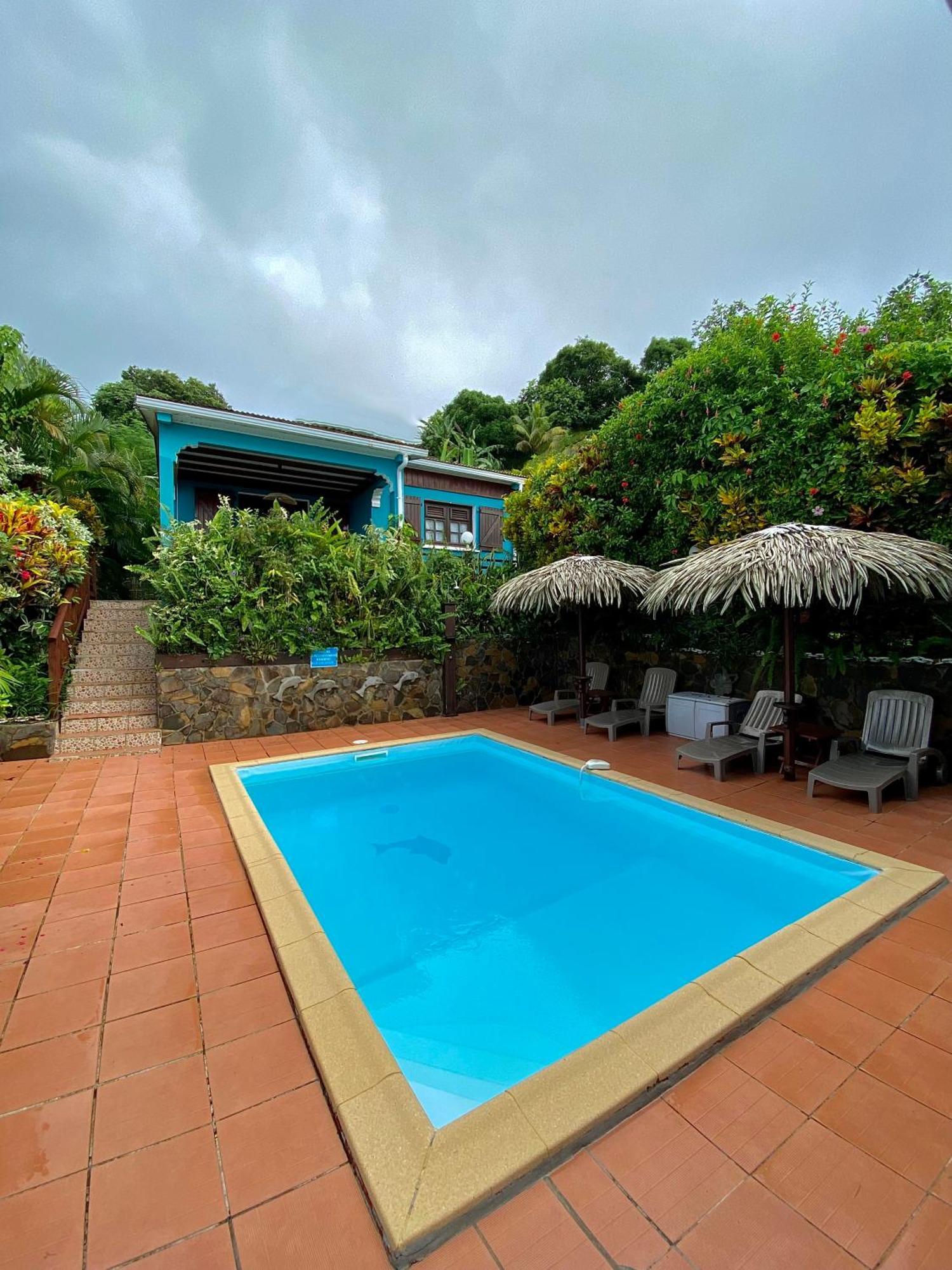 LES VILLAS PAMEYAQUE 2 F2 et 1 F3 de 140m2 avec piscines et vue imprenable sur la mer Riviere-Salee Extérieur photo